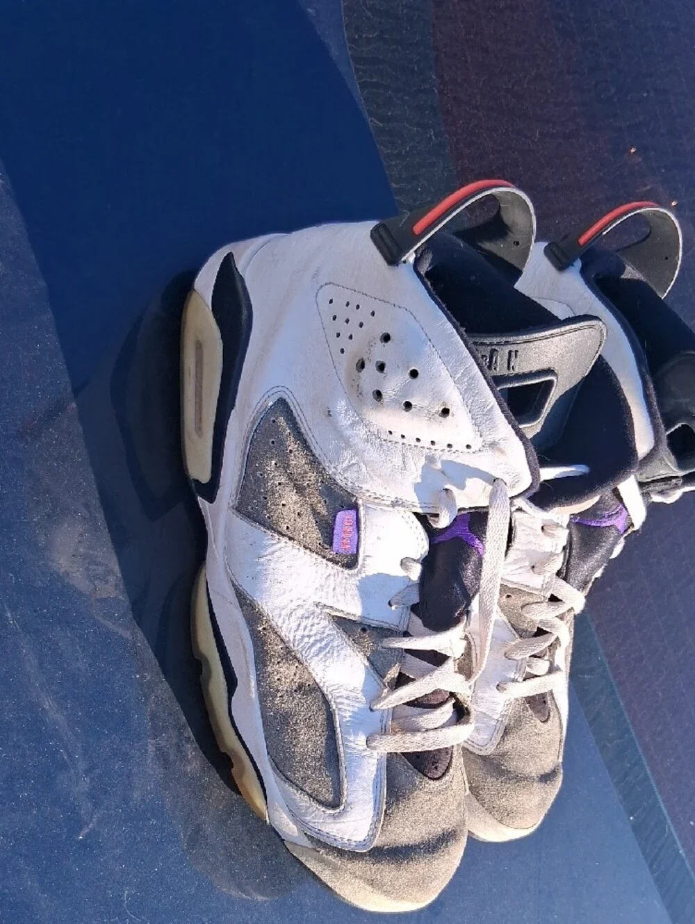 Jordan 6 White Grey And Purple